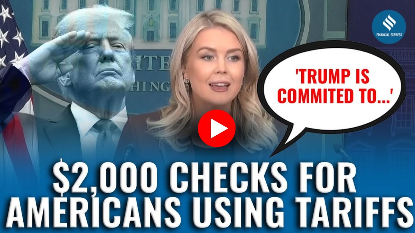 Trump Plans $2000 Checks For Americans — Funded By Tariff Revenues, Says White House